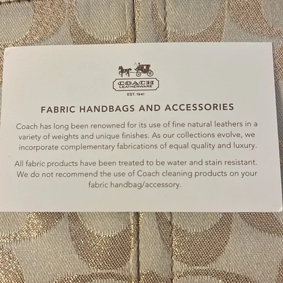 Coach NWT Signature “C” logo wristlet rose gold - Picture 6 of 7